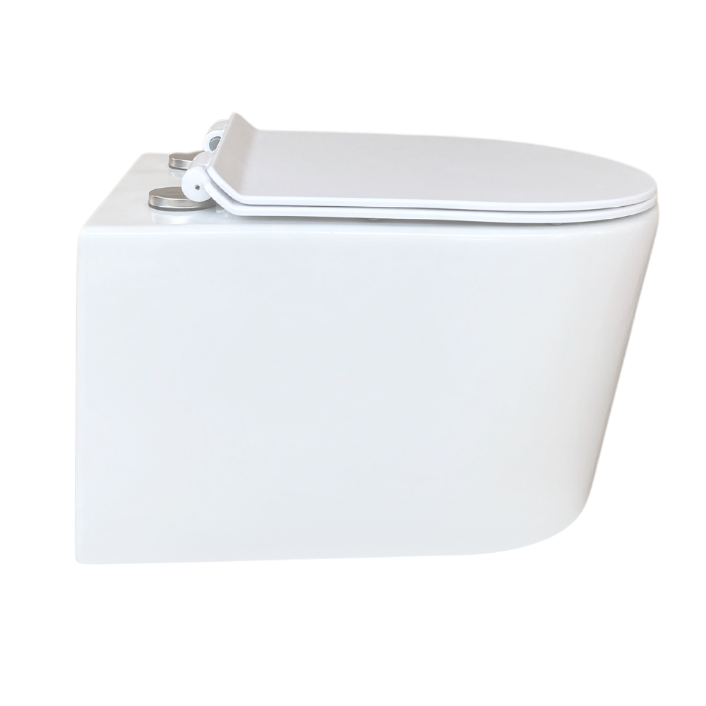 Унітаз підвісний Keramika Nova W106 безобідковий з кришкою - фото 2 Унітаз підвісний Keramika Nova W106 безобідковий з кришкою - фото 2