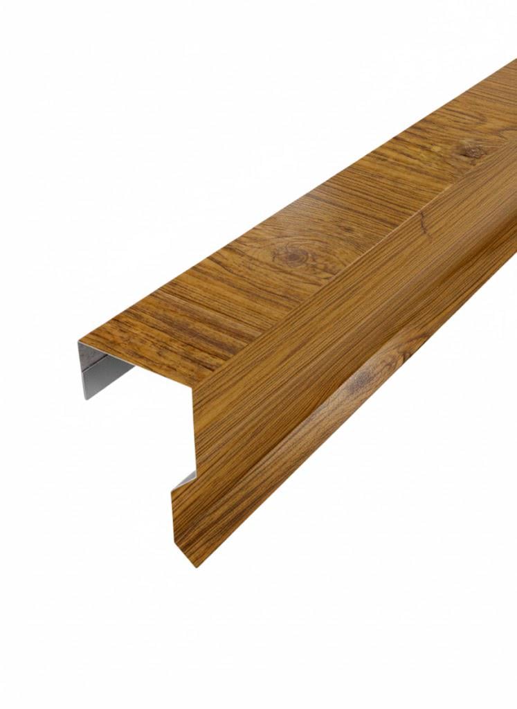 Планка П-образная SIMBUD DVIZ Золотой дуб 3д 2м (31765090)