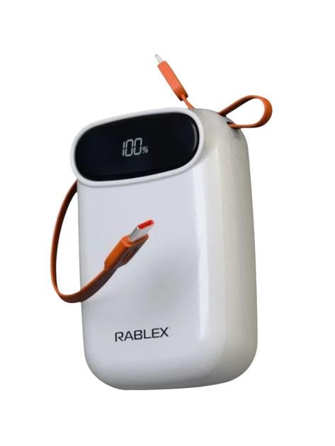 Повербанк Rablex RB20FP 20000 mAh 120W+PD30W с индикатором заряда White (RB20FP) Повербанк Rablex RB20FP 20000 mAh 120W+PD30W с индикатором заряда White (RB20FP)