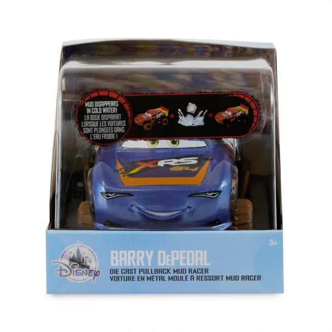 Инерционная машинка Барри ДеПедал Тачки Barry DePedal Die Cast Pullback Mud Racer Cars - фото 6