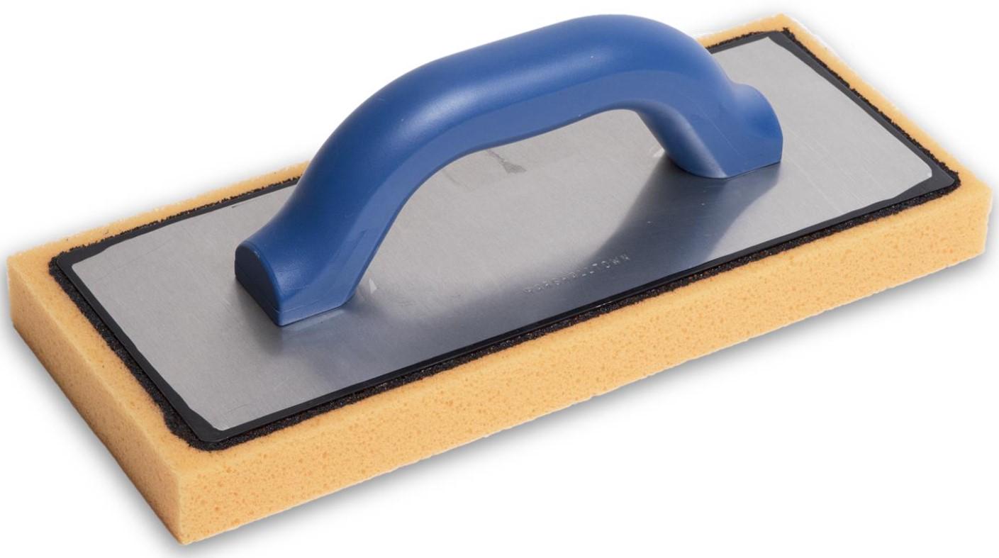 Пристрій для затирання поверхонь Marshalltown з пінною жовтою губкою 304х127 мм