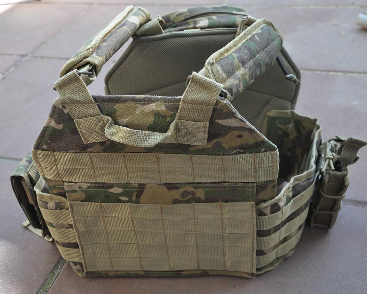 Плитоноска з підсумками з 4 точками швидкого скидання Мультикам (2602182173) - фото 2 Плитоноска з підсумками з 4 точками швидкого скидання Мультикам (2602182173) - фото 2