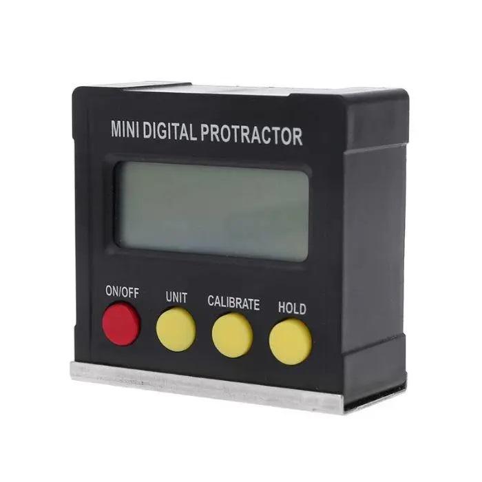 Кутомір Mini Digital protractor з магнітною основою на батарейках Чорний (1013) - фото 6