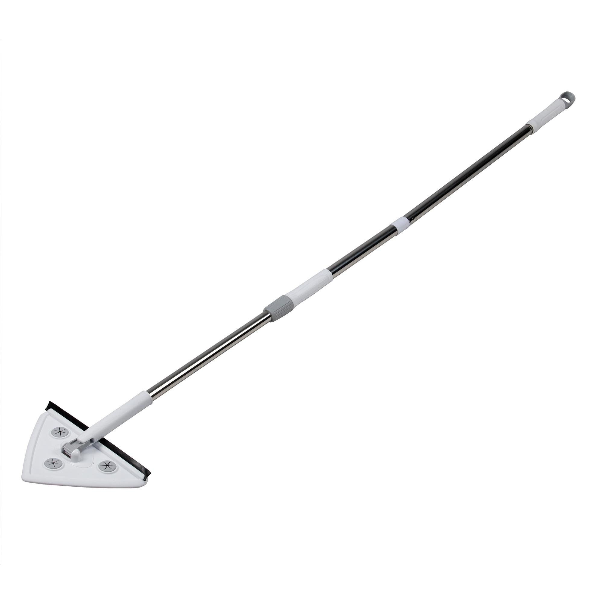 Швабра треугольная для мытья окон Wellamart вращающаяся Белый (9378)