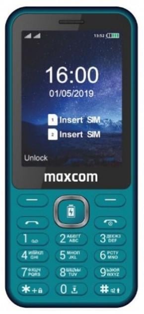 Кнопковий телефон для літніх людей Maxcom MM814 Function Type-C Зелений (2596118810)