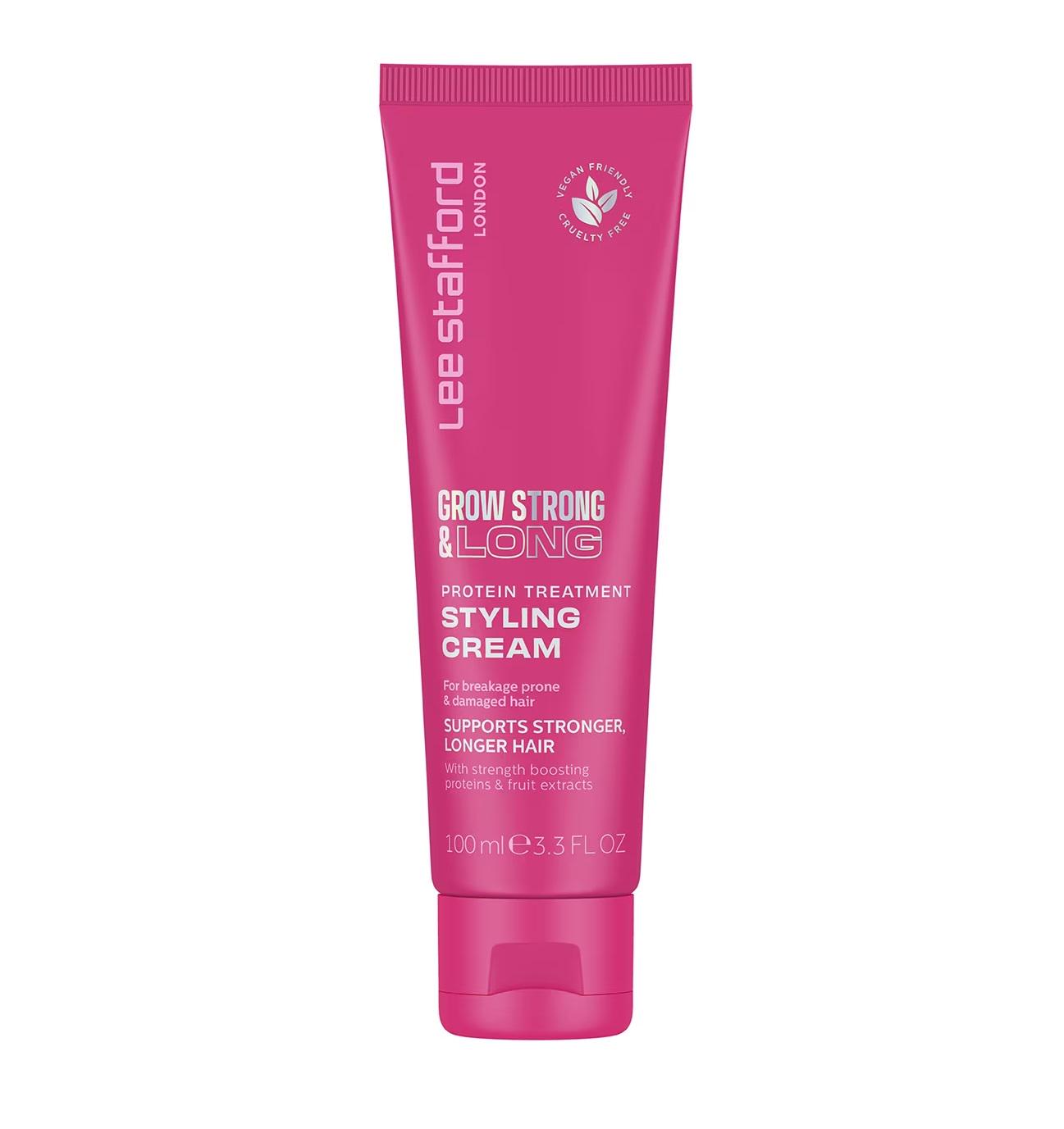 Крем для стайлинга Lee Stafford Grow Strong & Long Protein Treatment Styling Cream протеиновый 100 мл (5060282706521)