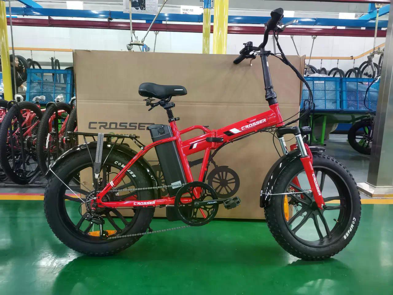 Електровелосипед Crosser COMP 350W 12Ah Червоний - фото 2 Електровелосипед Crosser COMP 350W 12Ah Червоний - фото 2