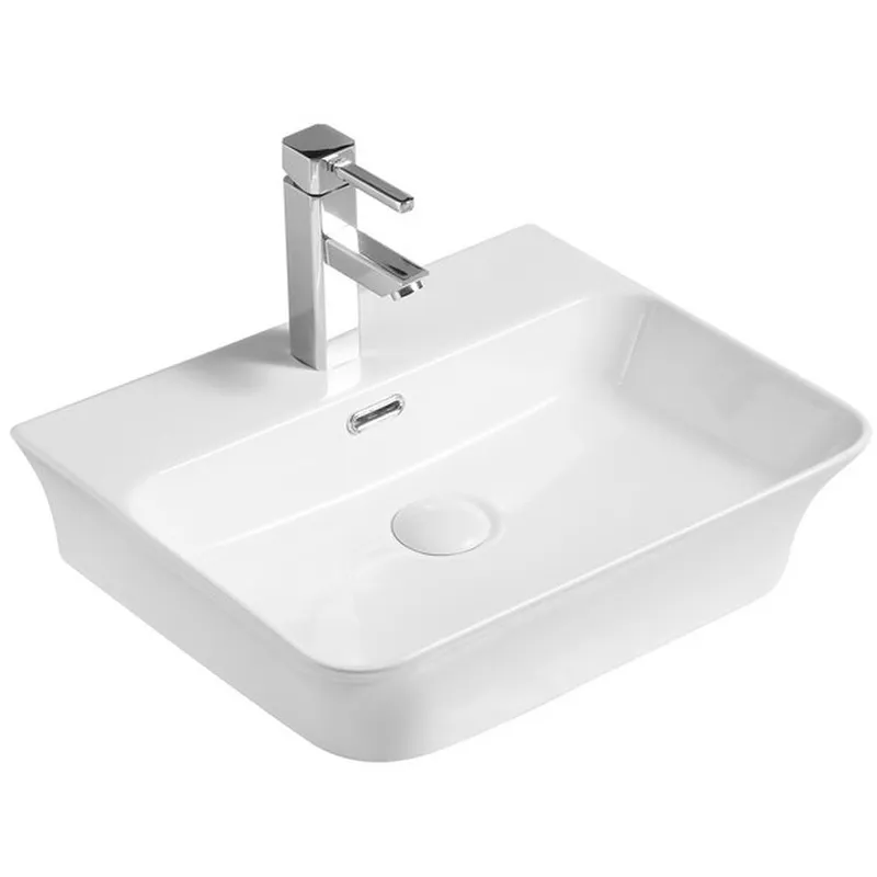 Умивальник накладний керамічний MIXXUS Premium Bevel-0201 з переливом 485x410x125 мм (MP6480) Умивальник накладний керамічний MIXXUS Premium Bevel-0201 з переливом 485x410x125 мм (MP6480)