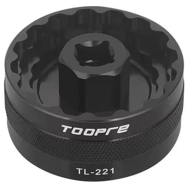 Знімач каретки Toopre TL-221 5в1 для зняття каретки Shimano Sram FSA алюміній Чорний