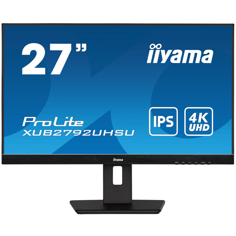 Монітор IPS Iiyama XUB2792UHSU-B5 безрамковий/поворотний екран 27" Чорний (a4052fe9) - фото 1