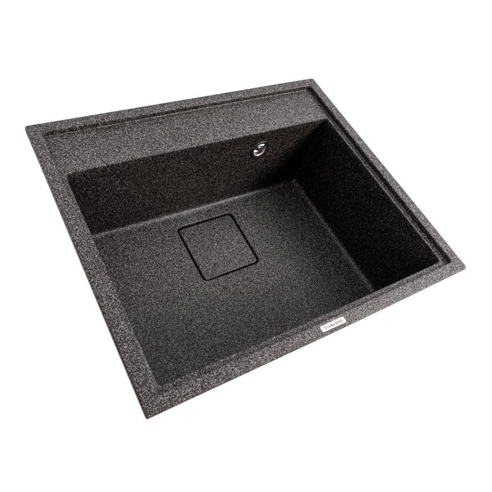 Мийка кухонна гранітна Valeso 6050 SHERLIT Графіт - фото 2 Мийка кухонна гранітна Valeso 6050 SHERLIT Графіт - фото 2