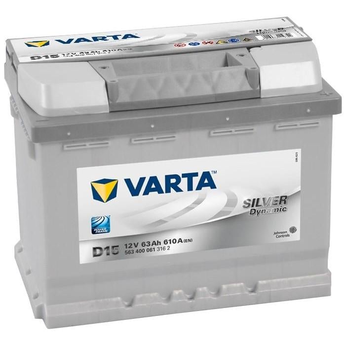 Аккумулятор Varta Dynamic D15 563400061 63Ah Silver Аккумулятор Varta Dynamic D15 563400061 63Ah Silver