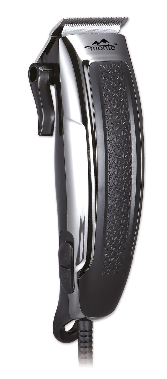 Машинка для стрижки Monte MT-5062C керамические лезвия/4 насадки 3-12 мм/от сети 15 Вт Черный (33348783)