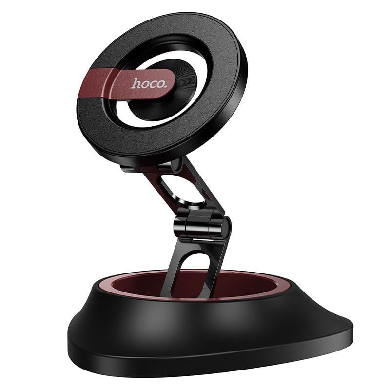 Автотримач для телефону Hoco H90 Tower folding ring magnetic car holder dashboard (6942007662635)
