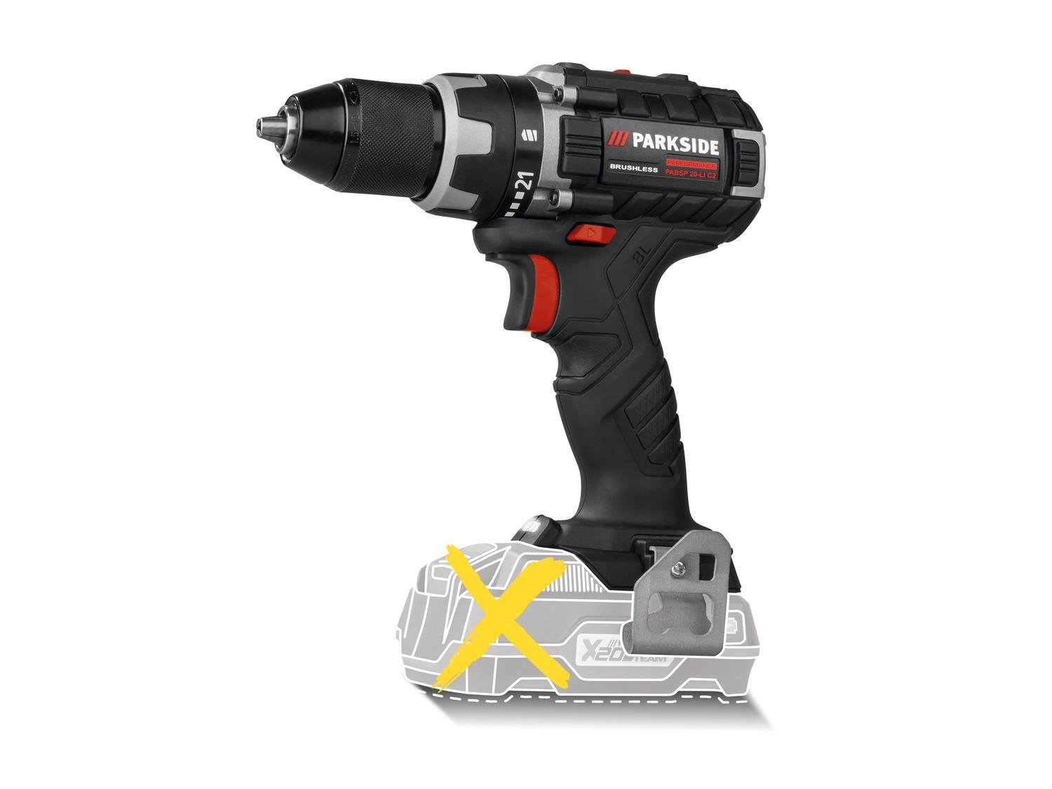 Шуруповерт бесщеточный PARKSIDE Performance PABSP 20 C2 20 В (PABSP 20 C2) - фото 5 Шуруповерт бесщеточный PARKSIDE Performance PABSP 20 C2 20 В (PABSP 20 C2) - фото 5