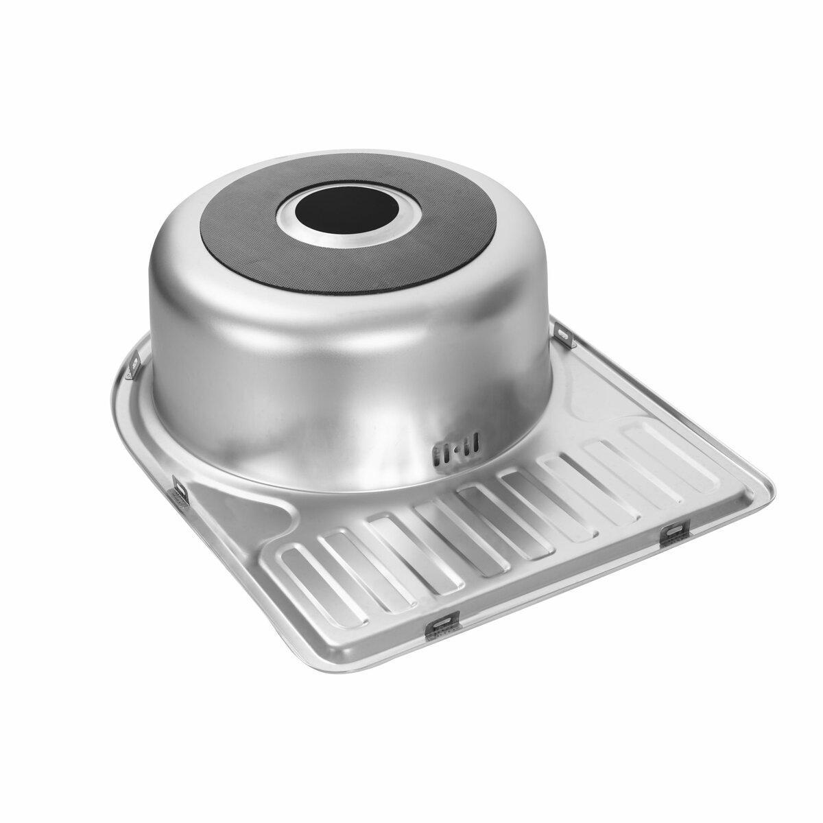 Мойка для кухни Platinum 5844 из нержавеющей стали Сатин (SP000018186) - фото 5 Мойка для кухни Platinum 5844 из нержавеющей стали Сатин (SP000018186) - фото 5