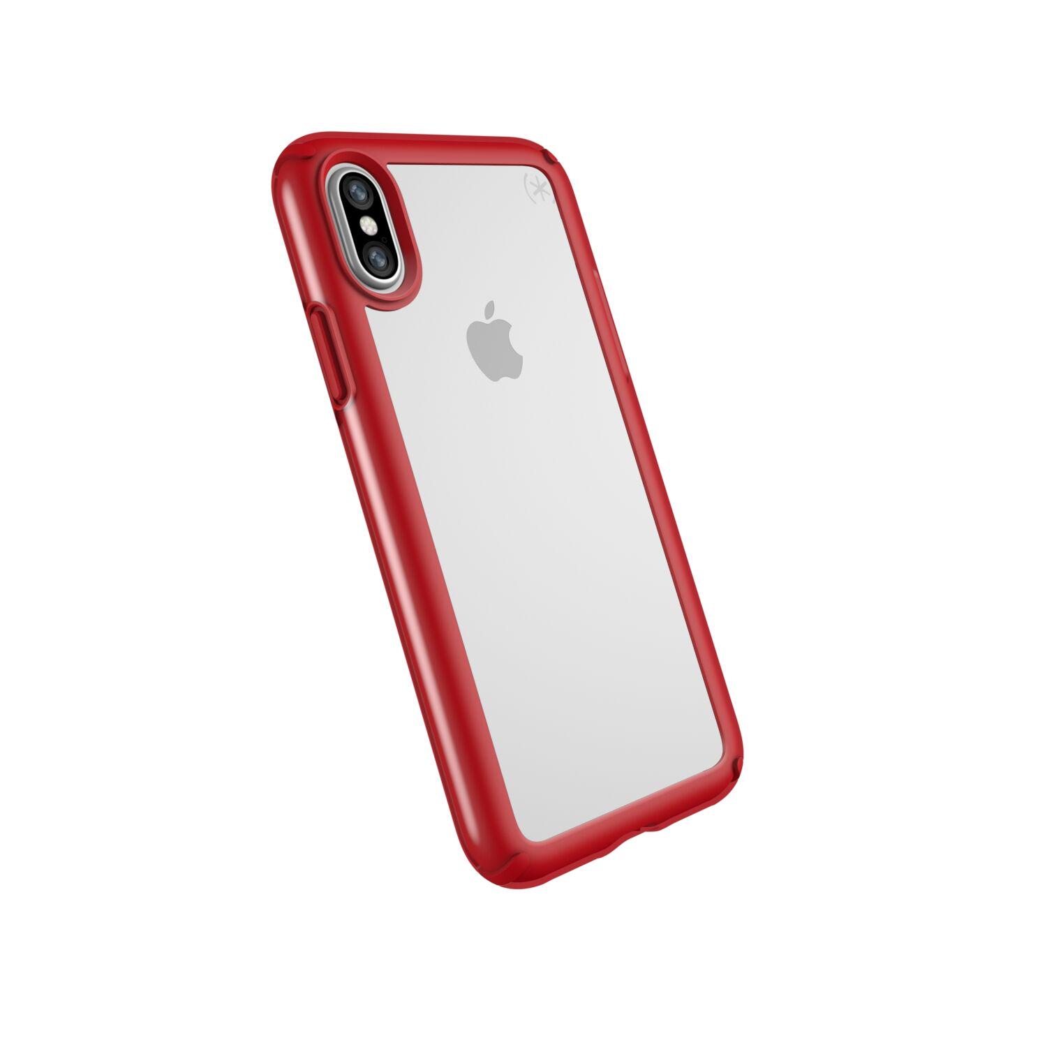 Фирменный чехол SPECK Presidio Show для Apple iPhone X / Xs Red - фото 2