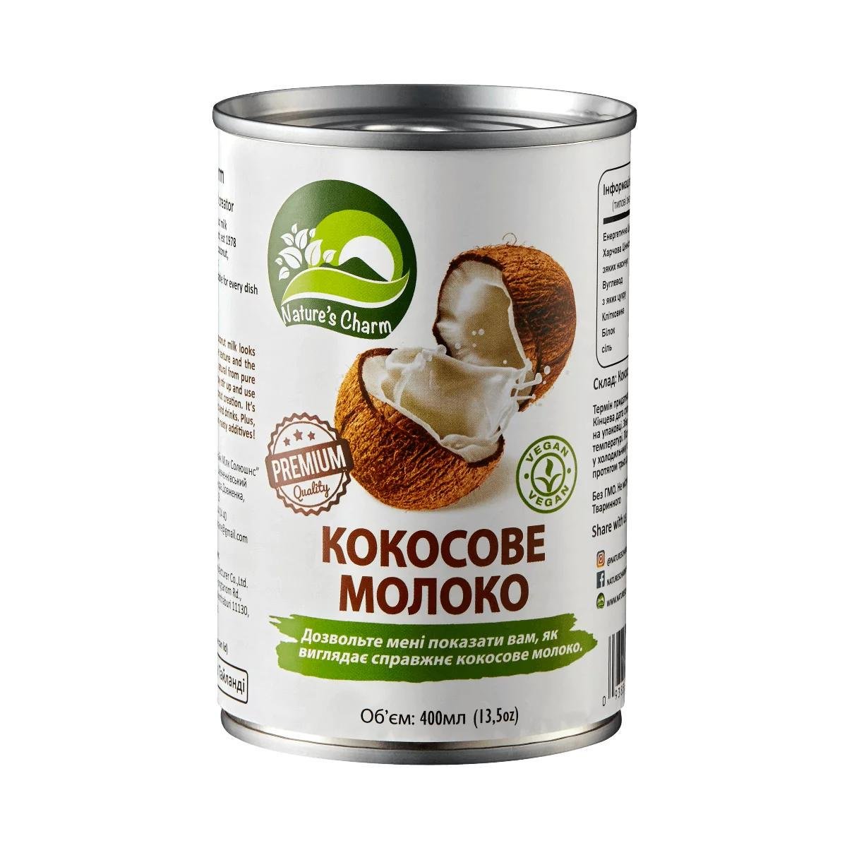 Молоко кокосове Nature's Charm 400 г (12700294)