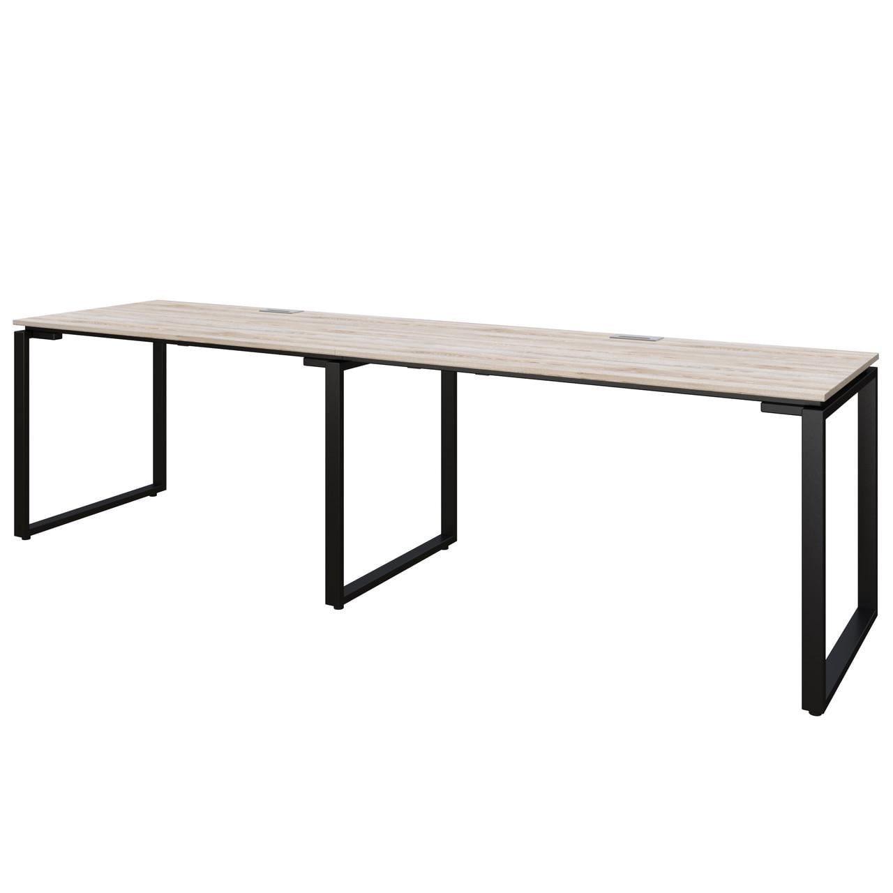 Офісний письмовий стіл Loft Details К135b Double Сосна лофт кремова