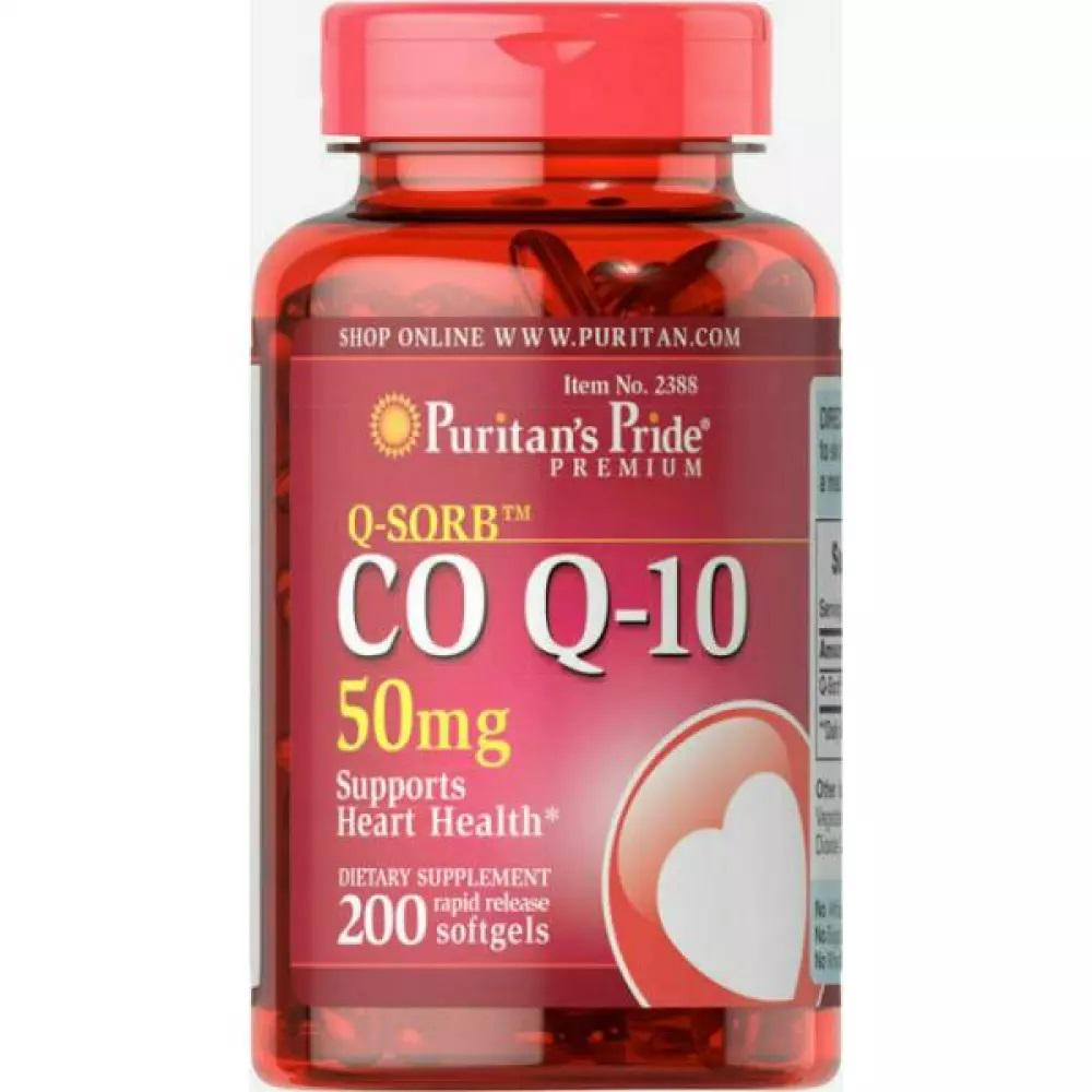 Коэнзим Puritan's Pride Q-Sorb Co Q-10 50 мг 200 Softgels Коэнзим Puritan's Pride Q-Sorb Co Q-10 50 мг 200 Softgels