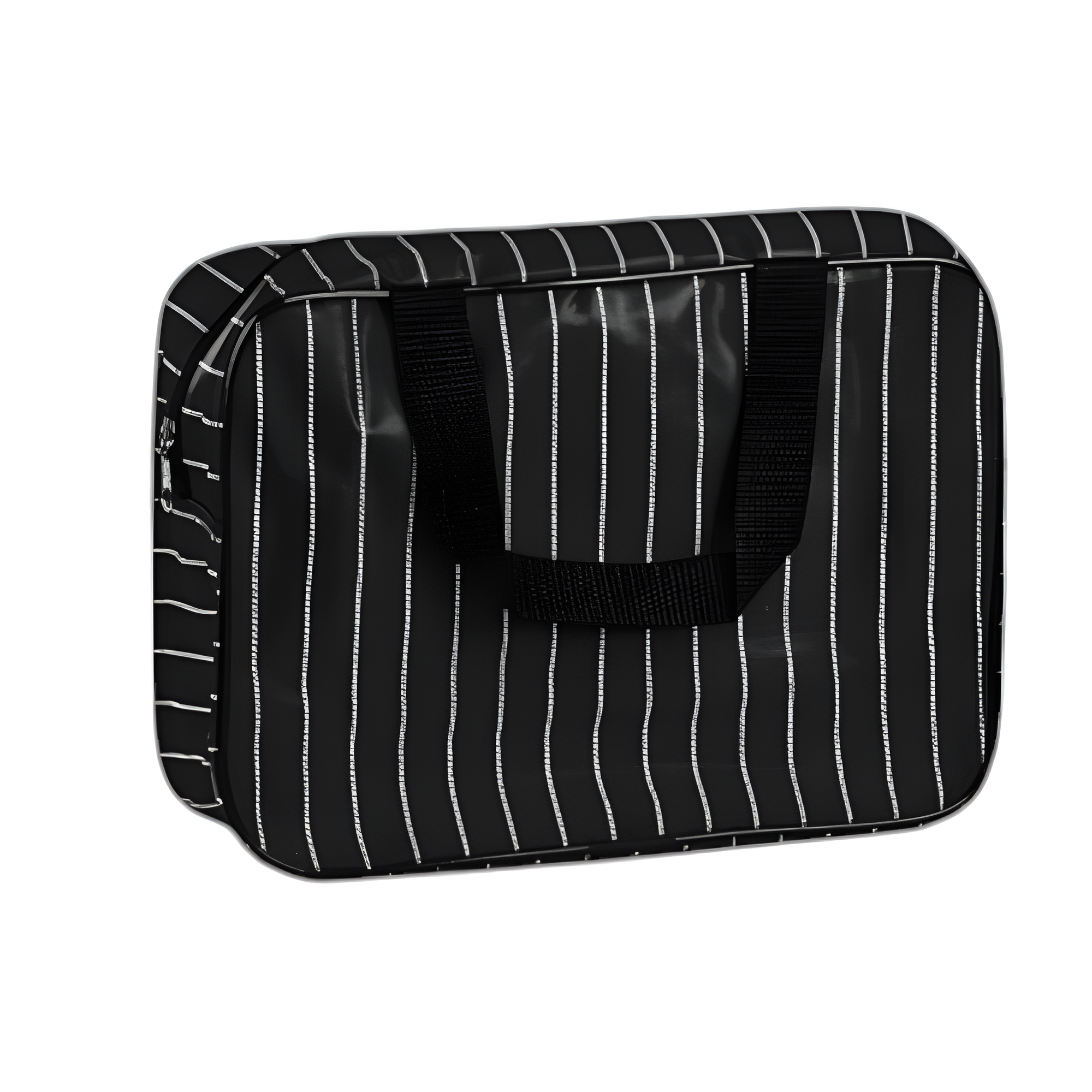 Косметичка для косметики и гигиенических средств Stenson Stripes 26×18×9.5 см Черный (R33394)