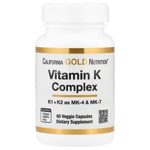 Витамин К Калифорния Gold Nutrition Vitamin K Complex 120 mcg 60 капс. (CGN-02417)