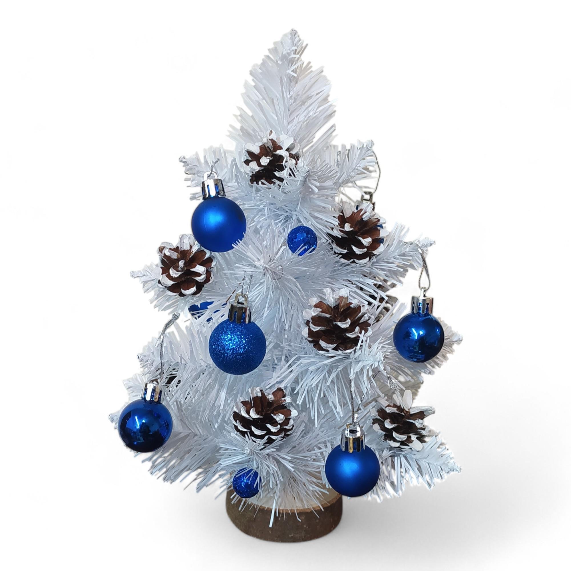 Искусственная елка украшена 28 см Белый (CR21) Искусственная елка украшена 28 см Белый (CR21)