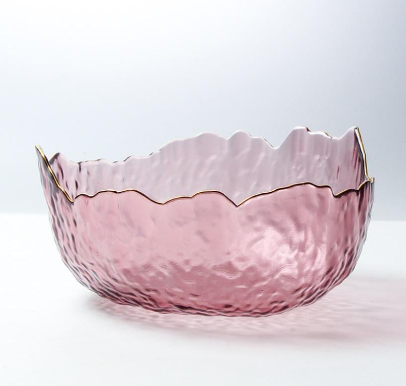 Салатник Glass 18454 20 см Рожевий (5003889)