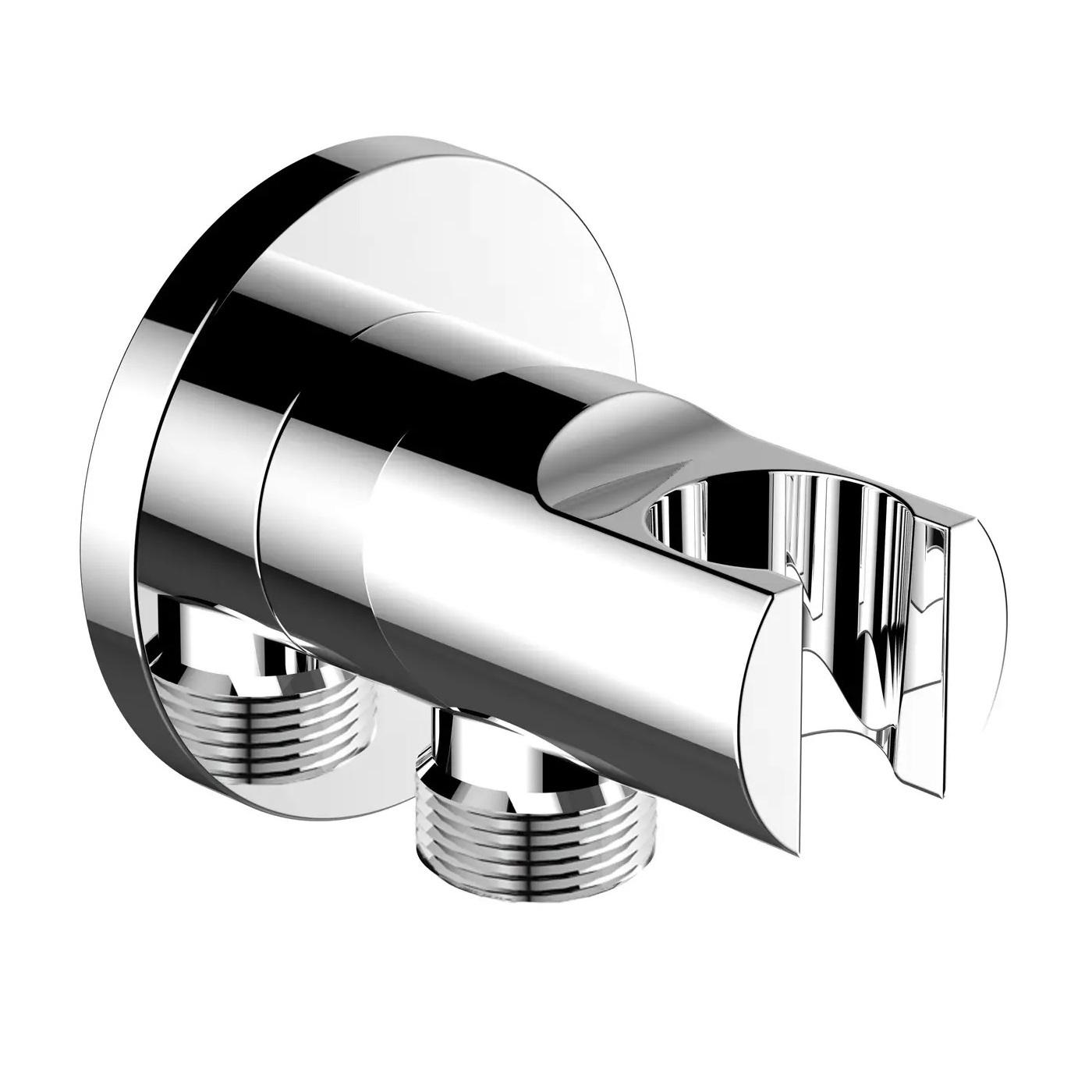 Подключение душевого шланга Koller Pool AC001 с держателем для лейки Хром (85876)