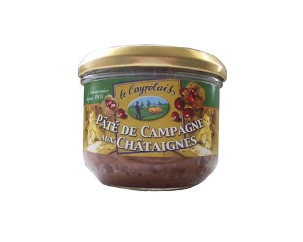 Паштет Pate Le Cayrolais с каштанов 180 г (24114248)