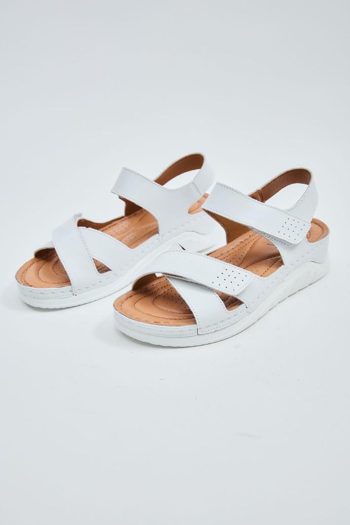 Босоножки женские LONZA 198384 р. 36 Белый (21037_36) - фото 2