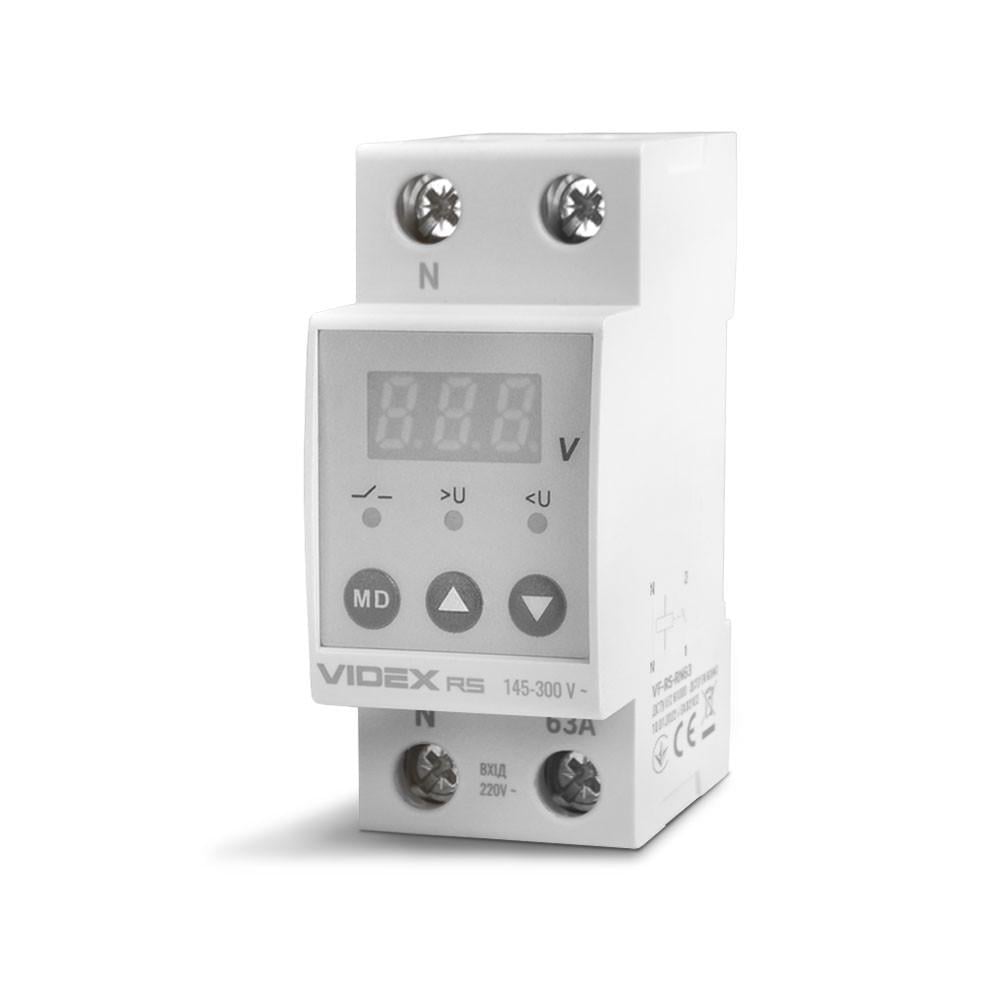 Реле контролю напруги VIDEX RESIST 145-300В 63А Реле контролю напруги VIDEX RESIST 145-300В 63А