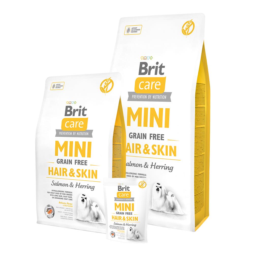 Сухой корм для собак Brit Care GF Mini Hair & Skin - 2 кг - фото 2 Сухой корм для собак Brit Care GF Mini Hair & Skin - 2 кг - фото 2