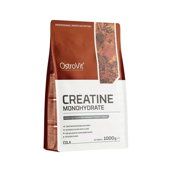 Креатин моногидрат без сахара OstroVit Creatine Monohydrate 1 кг Кола