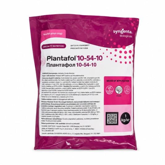 Удобрение Valagro Plantafol 10.54.10 в период цветения и бутонизации 1 кг (916)