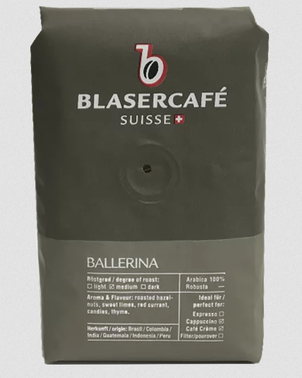 Кофе в зернах жареный Blasercafe Ballerina 250 г Швейцария