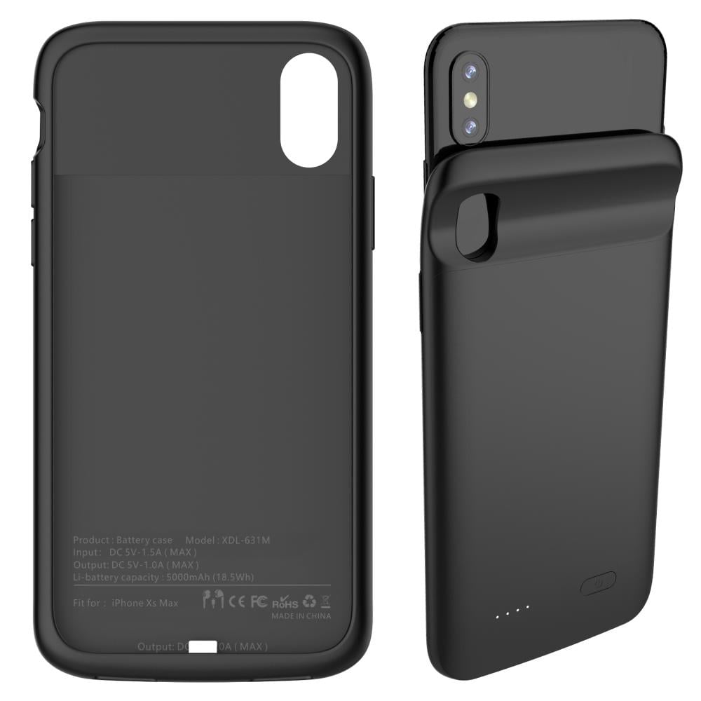 Чохол акумулятор iBattery для iPhone Xs Max 5000 mAh Black - фото 2