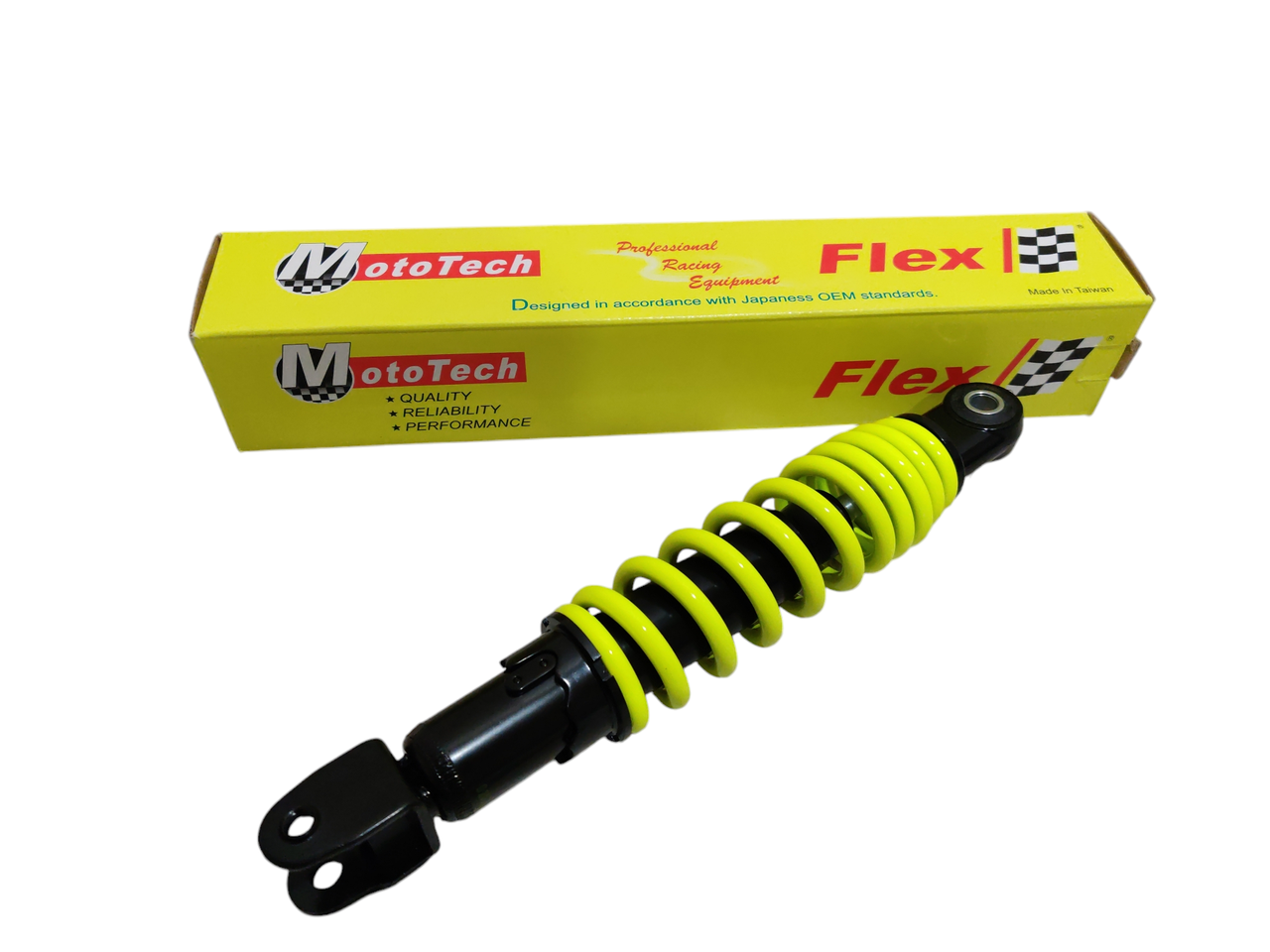 Амортизатор задній Honda IO AF-27 регульований FLEX жовта пружина 275 мм Чорний (2467743027) - фото 4 Амортизатор задній Honda IO AF-27 регульований FLEX жовта пружина 275 мм Чорний (2467743027) - фото 4