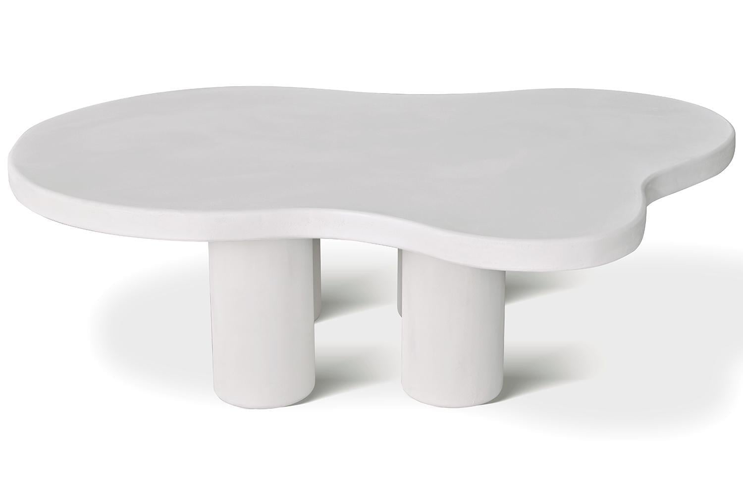 Кофейный столик Pedro White top white base (13981)