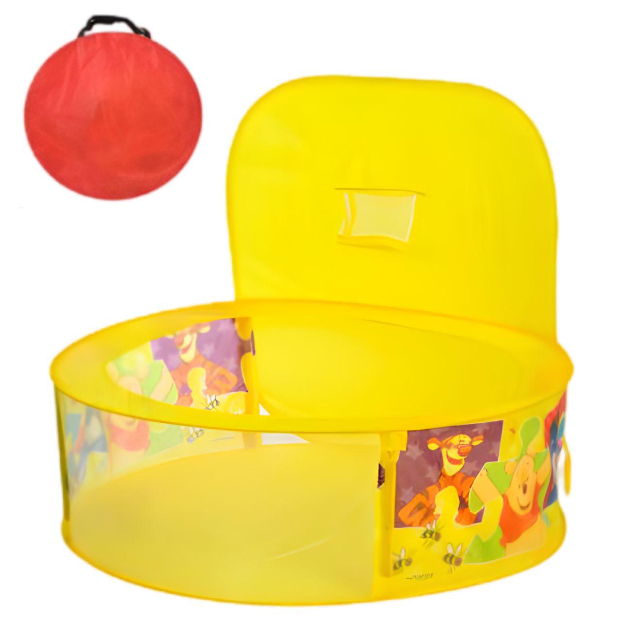Детская палатка-манеж MR 1489-1 Винни-Пух и друзья с баскетбольным кольцом (25578037)