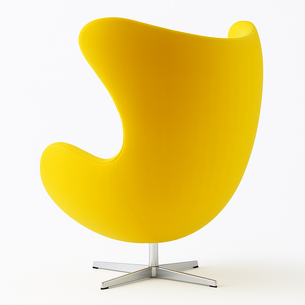 Крісло Егг екошкіра Жовтий (30560953) - фото 2 Крісло Егг екошкіра Жовтий (30560953) - фото 2