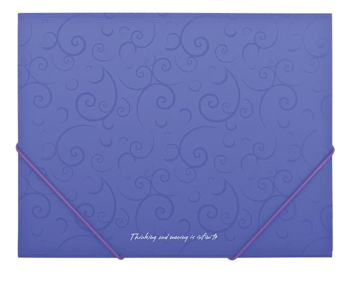 Папка Buromax на резинках A5 полипропилен Фиолетовый (BM.3902-07)