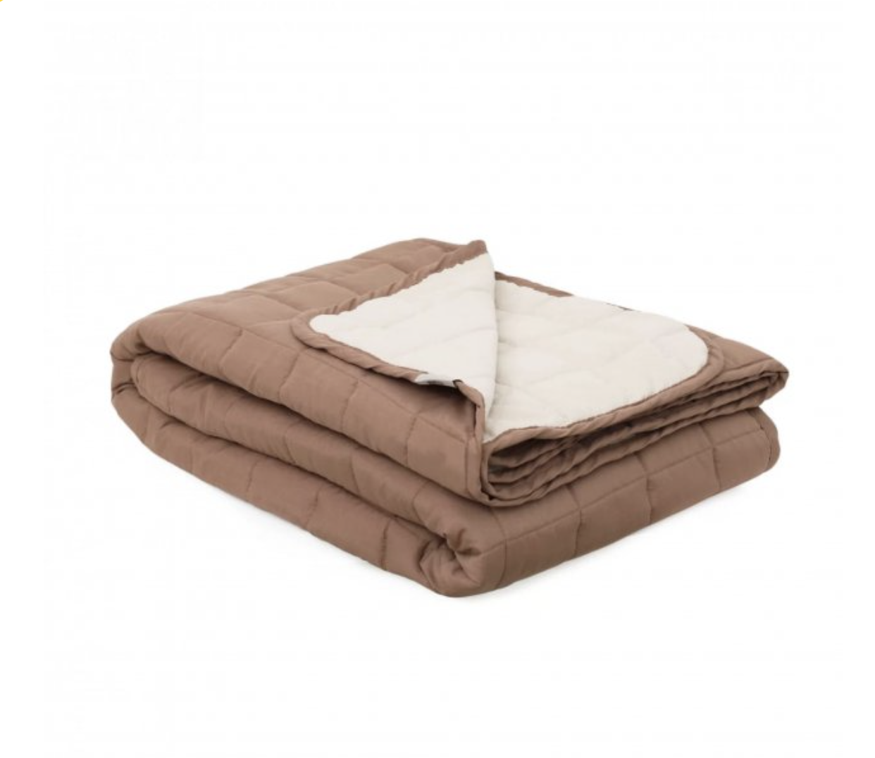 Покривало Дует стьобане двостороннє 200х210 см Карамель