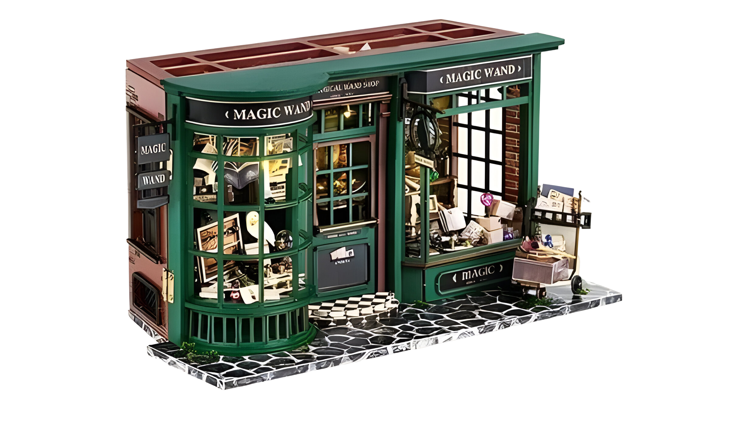 Конструктор 3D Румбокс Гарри Поттер своими руками со светом (F032)