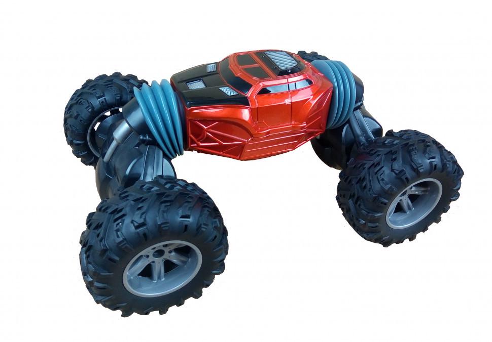 Іграшка на радіокеруванні SUNROZ Off-Road Vehicle дитячий трюковий позашляховик 4х4 Червоний (SUN4607) Іграшка на радіокеруванні SUNROZ Off-Road Vehicle дитячий трюковий позашляховик 4х4 Червоний (SUN4607)