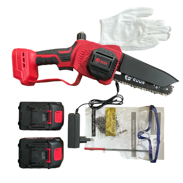 Электропила-мини аккумуляторная Edon ACS-18/6M BL 2 аккумулятора/кейс (ACS-18/6M BL)