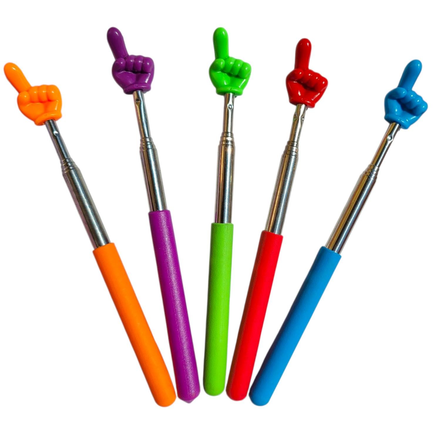 Указка телескопическая Пикми с пальчиком 70 см 5 шт. (27918943)