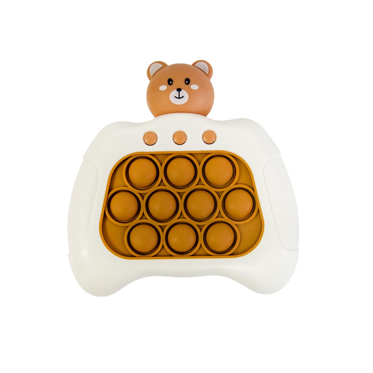 Электронная игрушка POP IT Quick Push Game machine Белый с коричневым (1010371-Other-3) - фото 4 Электронная игрушка POP IT Quick Push Game machine Белый с коричневым (1010371-Other-3) - фото 4