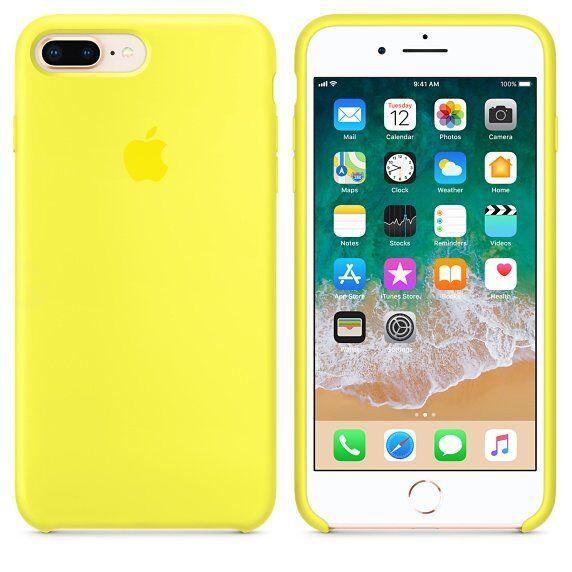 Чехол-накладка Apple Silicone Case for iPhone 7/8 Plus, Yellow (HC)