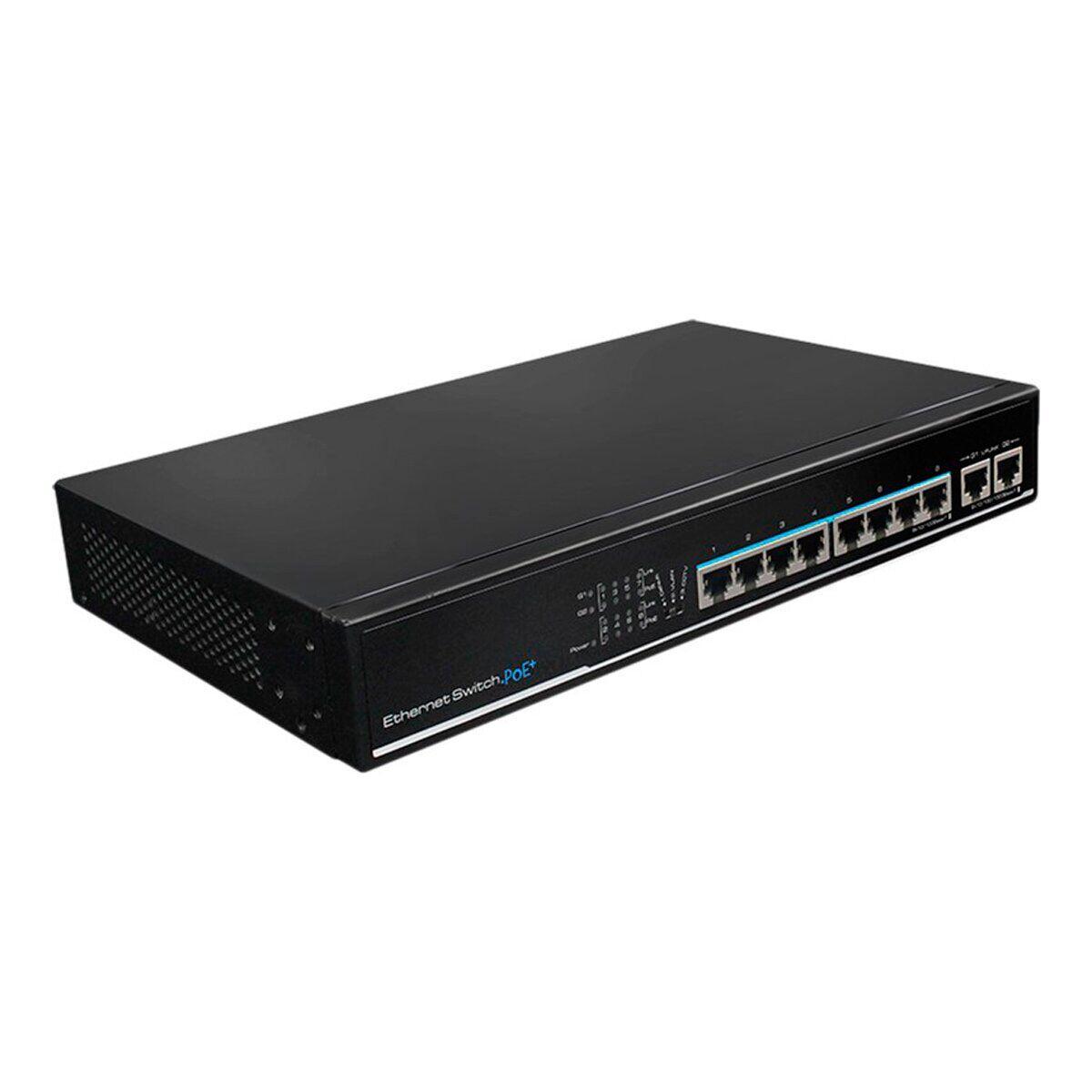 PoE комутатор UTEPO SF10P-HM (8xPOE, 2xLAN) - фото 2